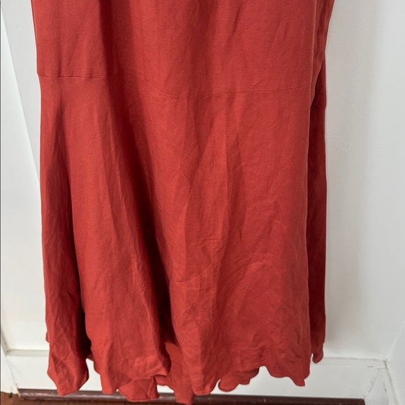 Tuckernuck ASTR THE LABEL Angeles Cutout Linen Blend Midi Dress Size L - Picture 9 of 14